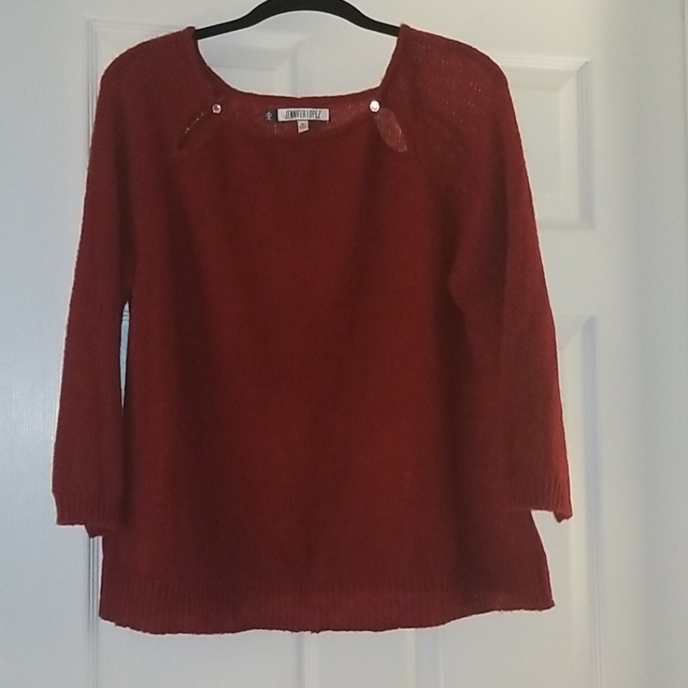 Xl jennifer lopez 3/4 knit sweater.